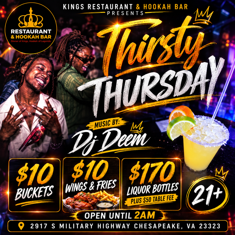 🍹 THIRSTY THURSDAY: Chesapeake Edition 🔥✨