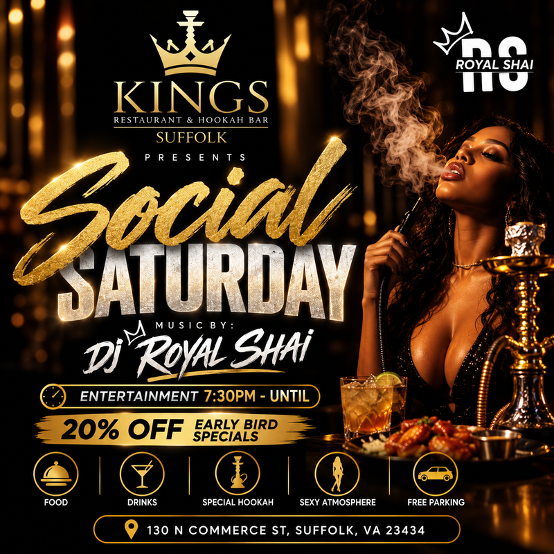 ✨ SOCIAL SATURDAY: The Ultimate Weekend Party in Suffolk! 🚀🍹