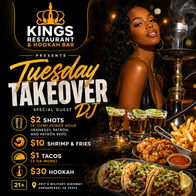 ✨ TWISTED TUESDAY: Chesapeake Edition 🌮🥃