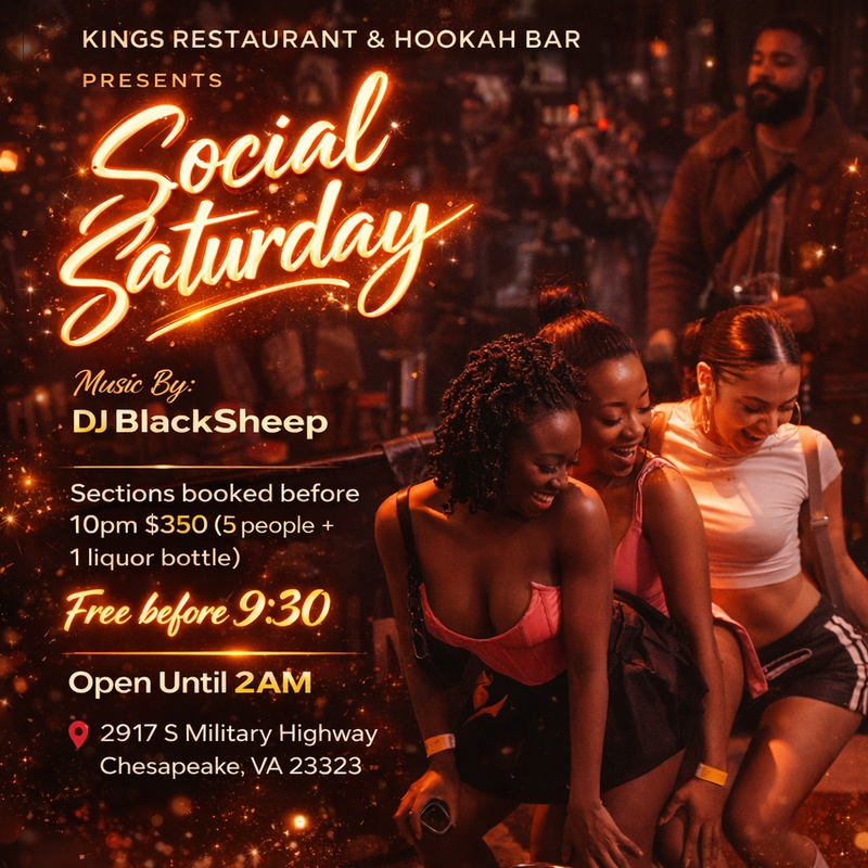 ✨ SATURDAY NIGHT: Chesapeake Edition 🥂