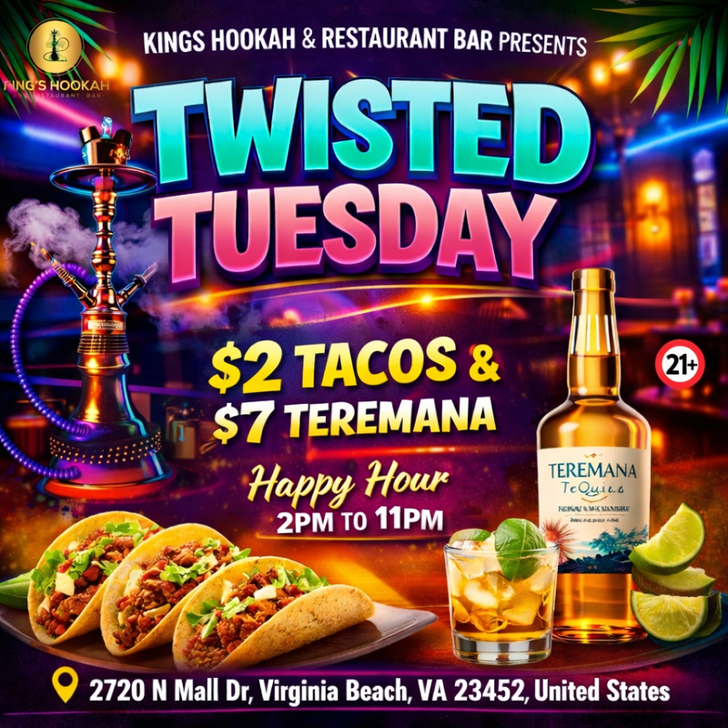 🤩Tuesday Treat: Happy Hour Savings✨