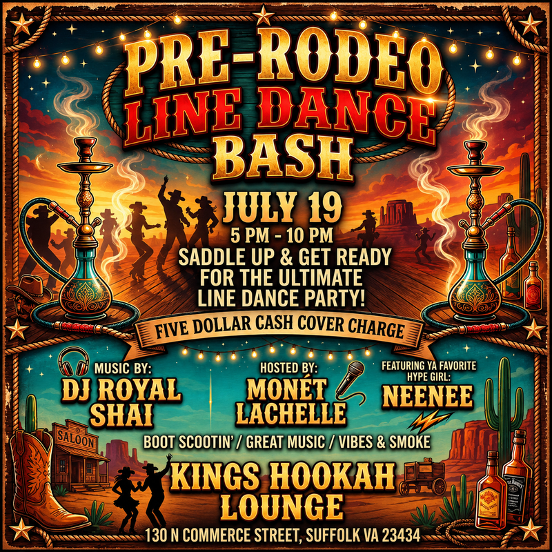 🤠 PRE-RODEO LINE DANCE BASH: Saddle Up and Turn Up in Suffolk! 🌾🔥