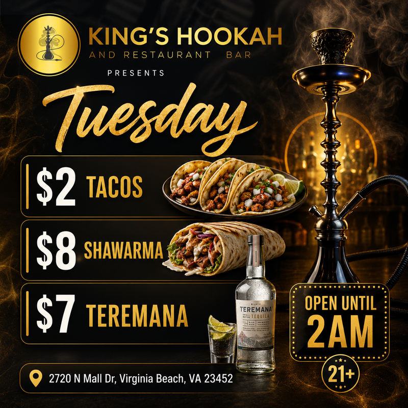 ✨ TUESDAY SPECIALS: Virginia Beach Edition 🌮🍹