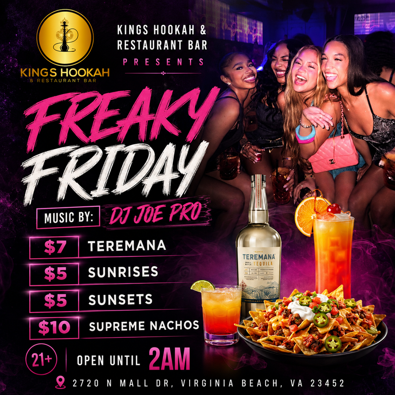 ✨ FREAKY FRIDAY: Virginia Beach Edition 🥂🔥