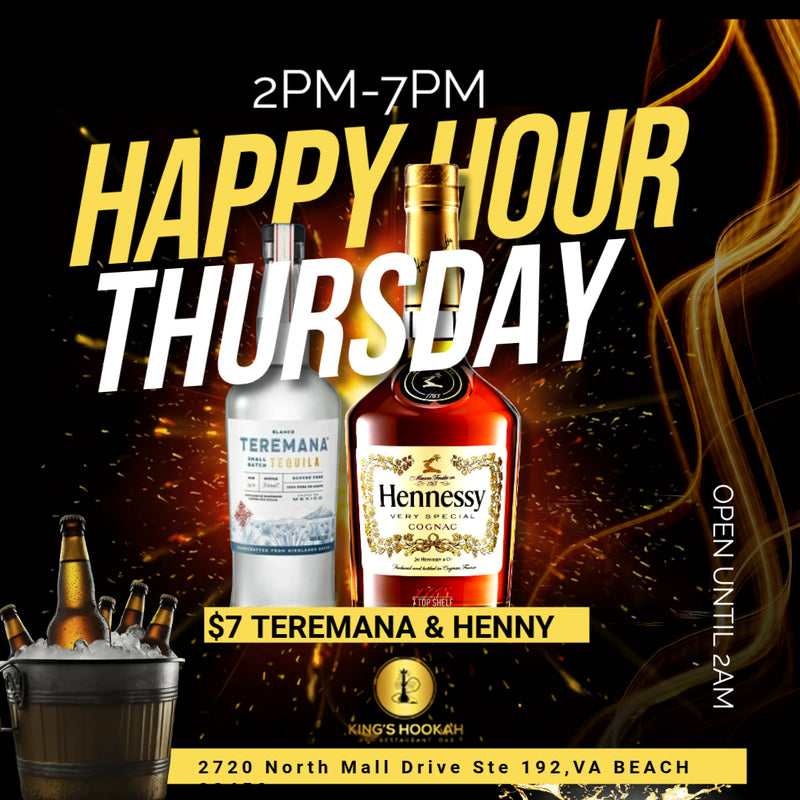 THURSDAY: Premium Happy Hour Deals 🥃