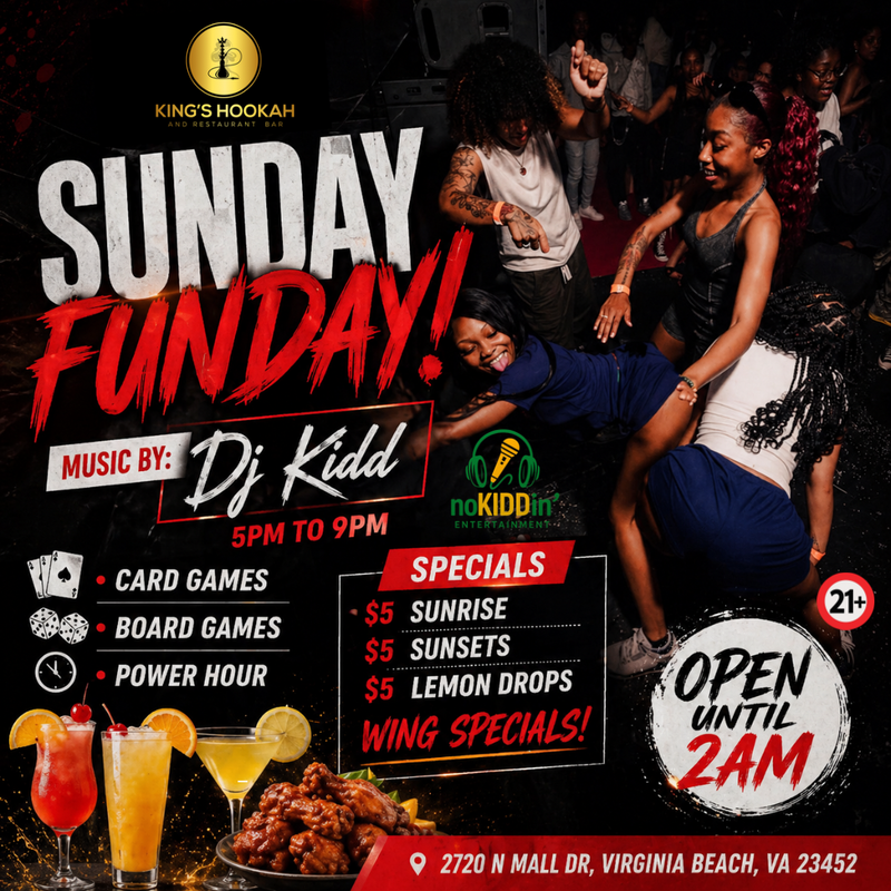 ✨ SUNDAY FUNDAY: Virginia Beach Edition 🥂