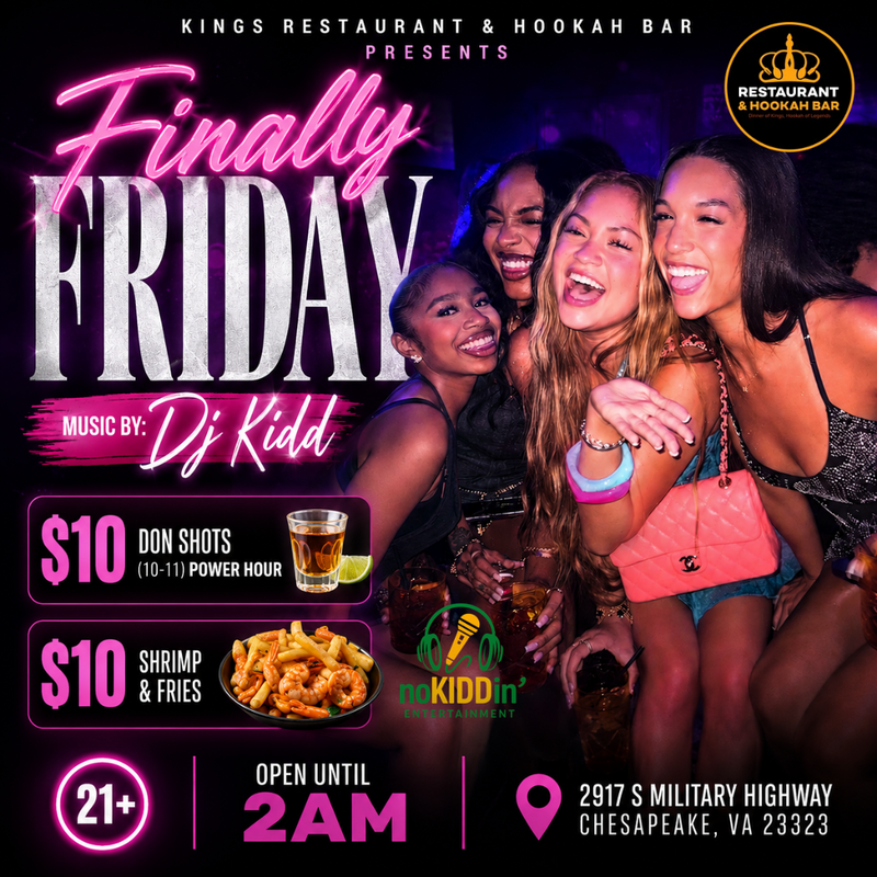 ✨ FINALLY FRIDAY: Chesapeake Edition 🍾🍤
