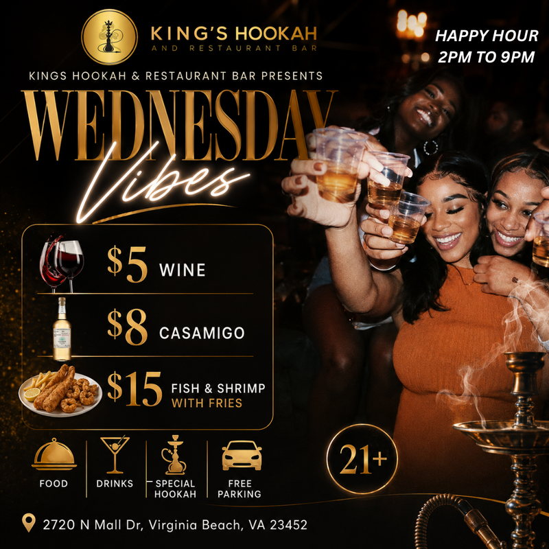 ✨ WEDNESDAY: Virginia Beach Edition 🍷🍗