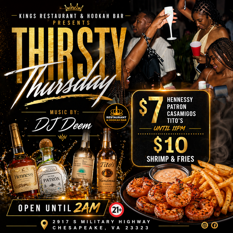 🍹 THIRSTY THURSDAY: Chesapeake Edition ✨