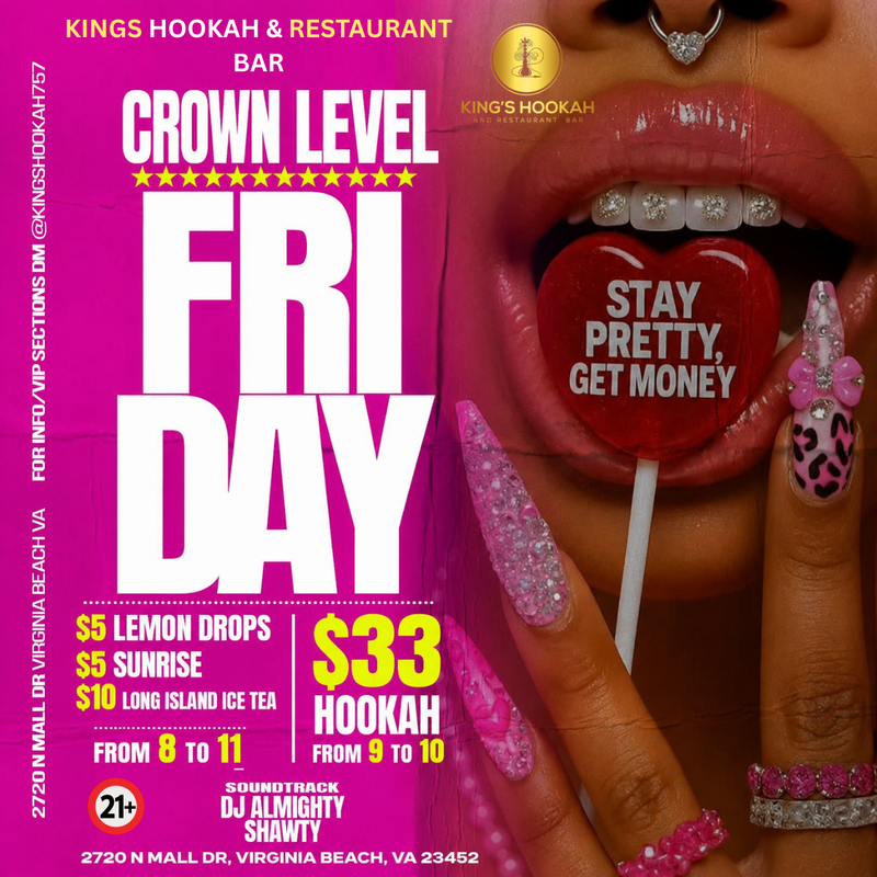 ✨ CROWN LEVEL FRIDAY: Virginia Beach Edition 👑💗