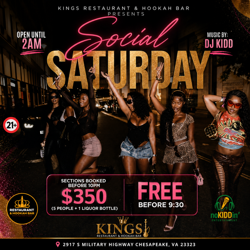 ✨ SATURDAY NIGHT: Chesapeake Edition 🥂