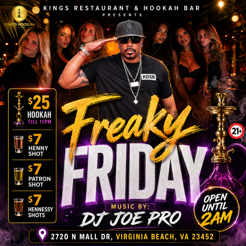 🔥 FREAKY FRIDAY: Virginia Beach Edition 🥂